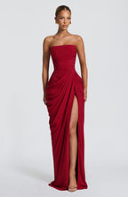 Siobhan Maxi Dress - Deep Red