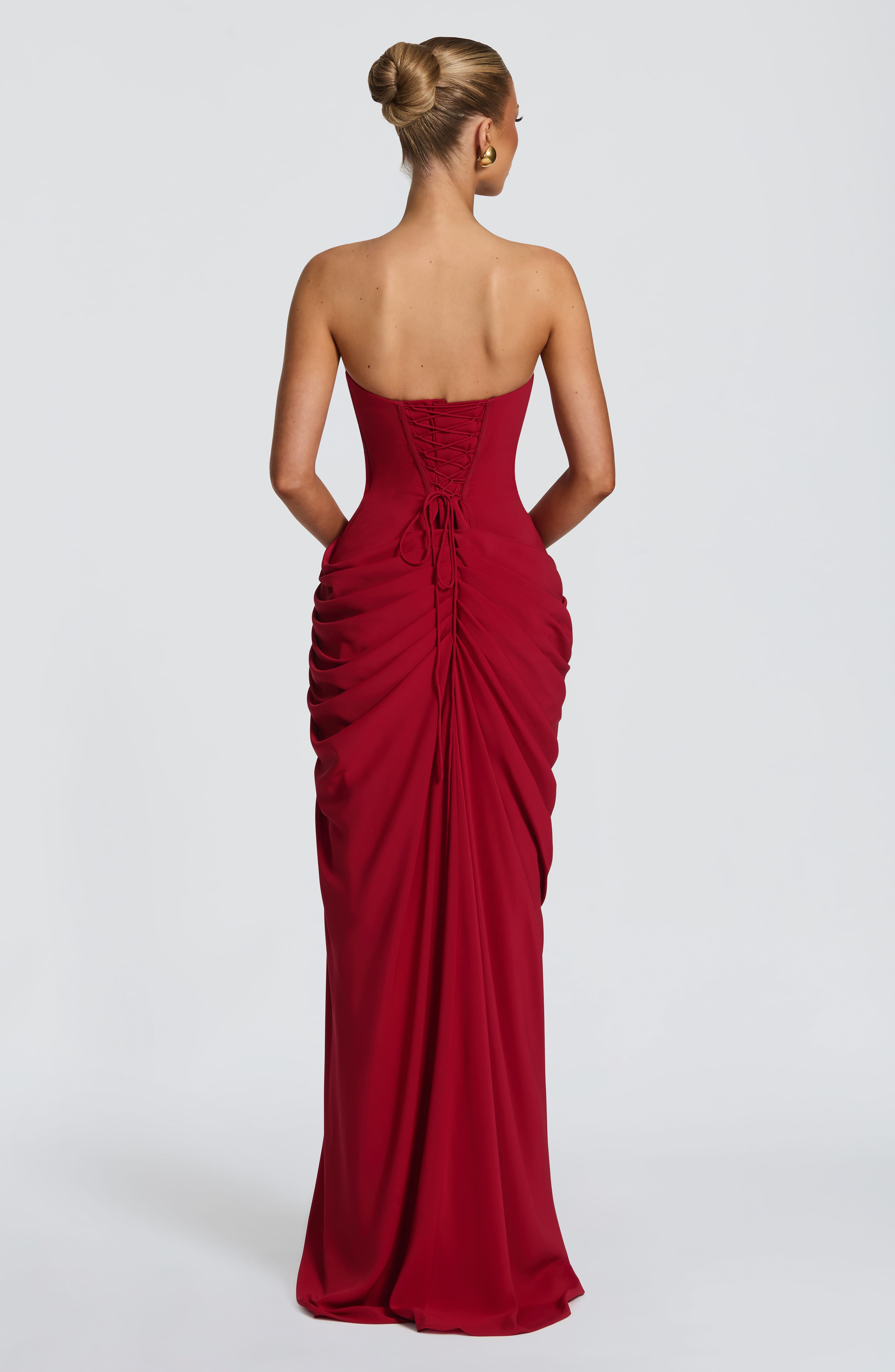 Siobhan Maxi Dress - Deep Red