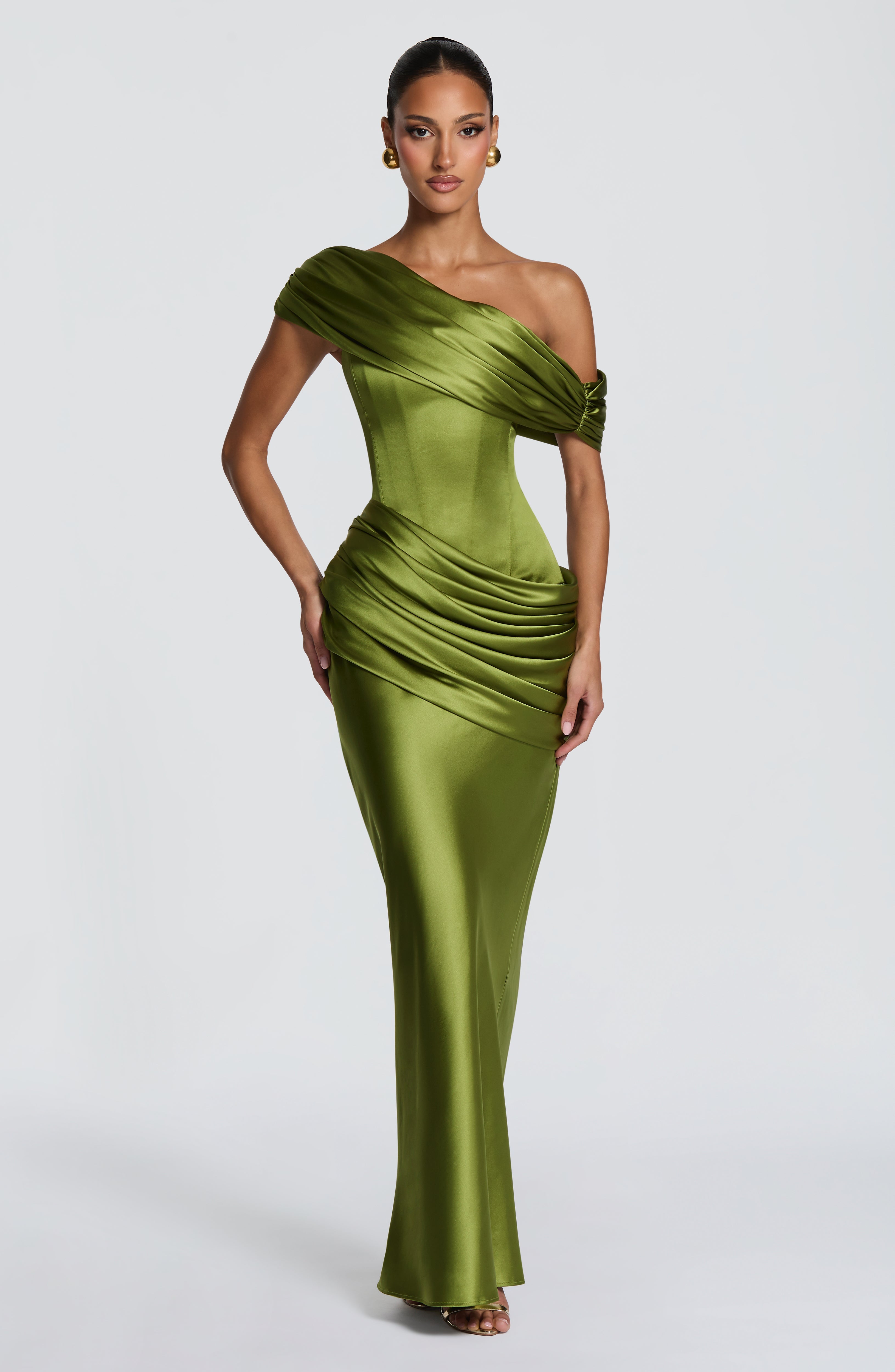 Natalie Maxi Dress - Olive