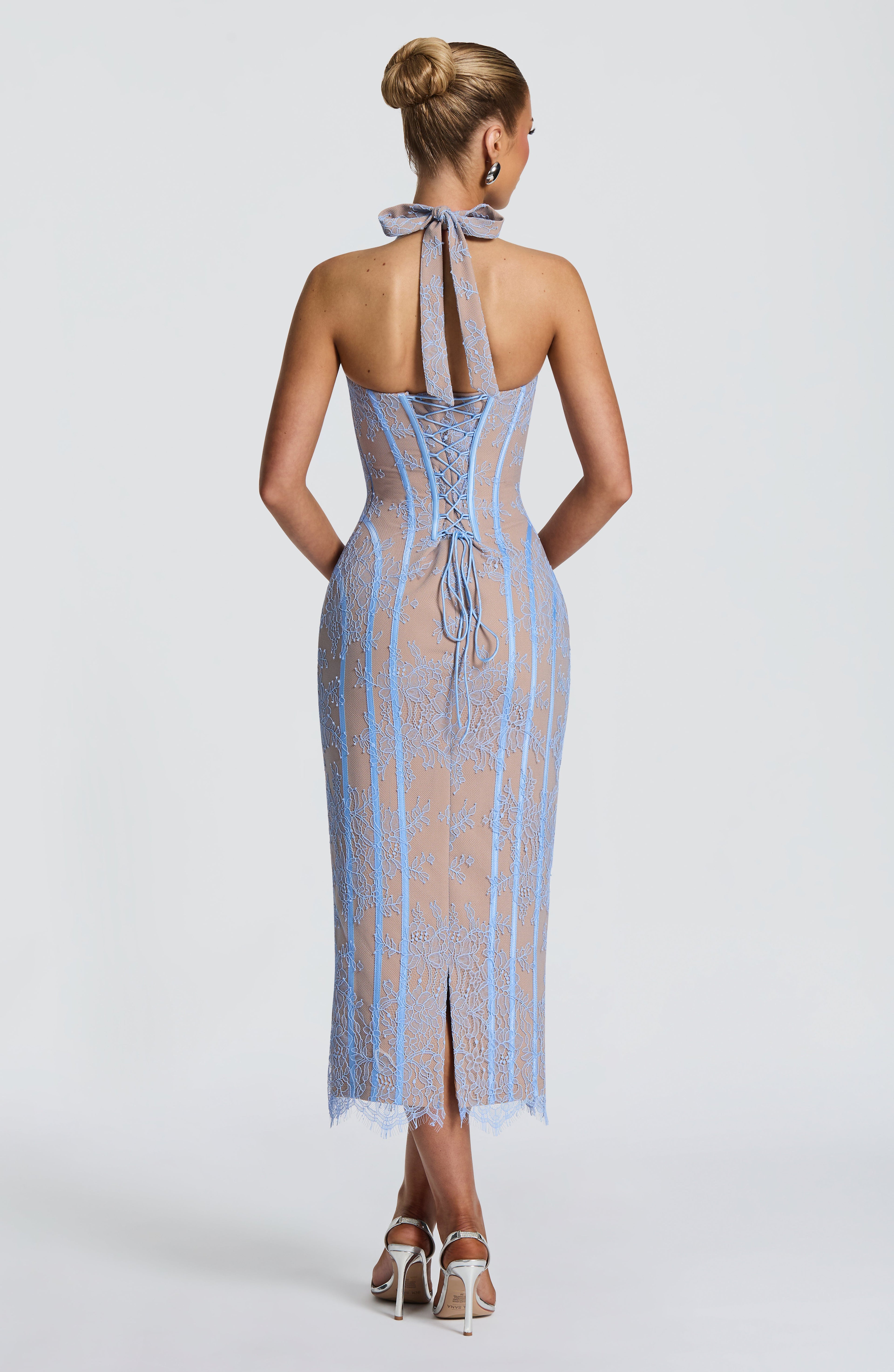 Sophie Midi Dress - Powder Blue