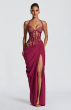 Olivia Maxi Dress - Mulberry