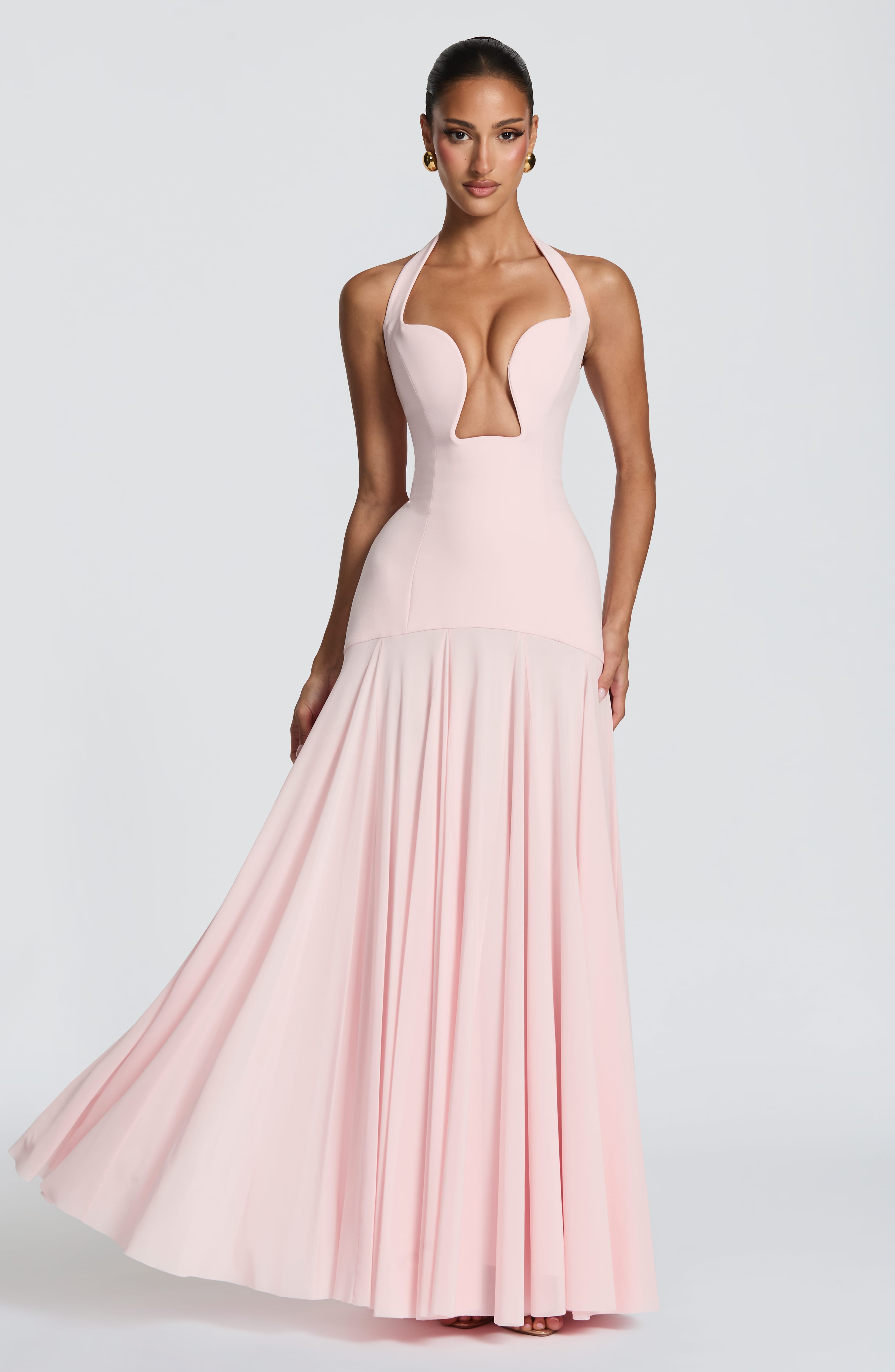 Rosa Maxi Dress - Blush