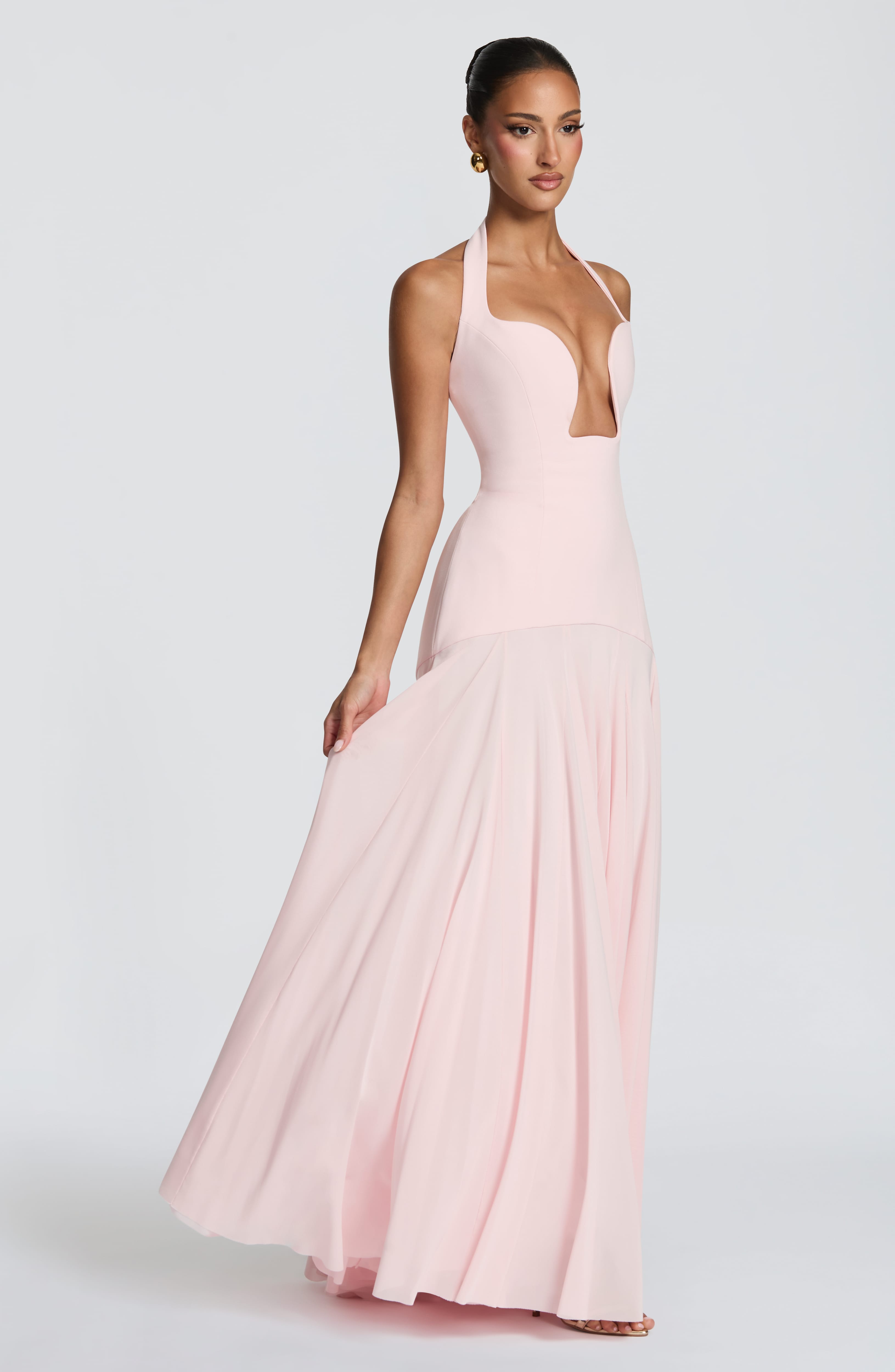 Rosa Maxi Dress - Blush