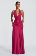 Daisy Maxi Dress - Raspberry