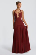 Rosa Maxi Dress - Deep Rust