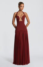 Rosa Maxi Dress - Deep Rust