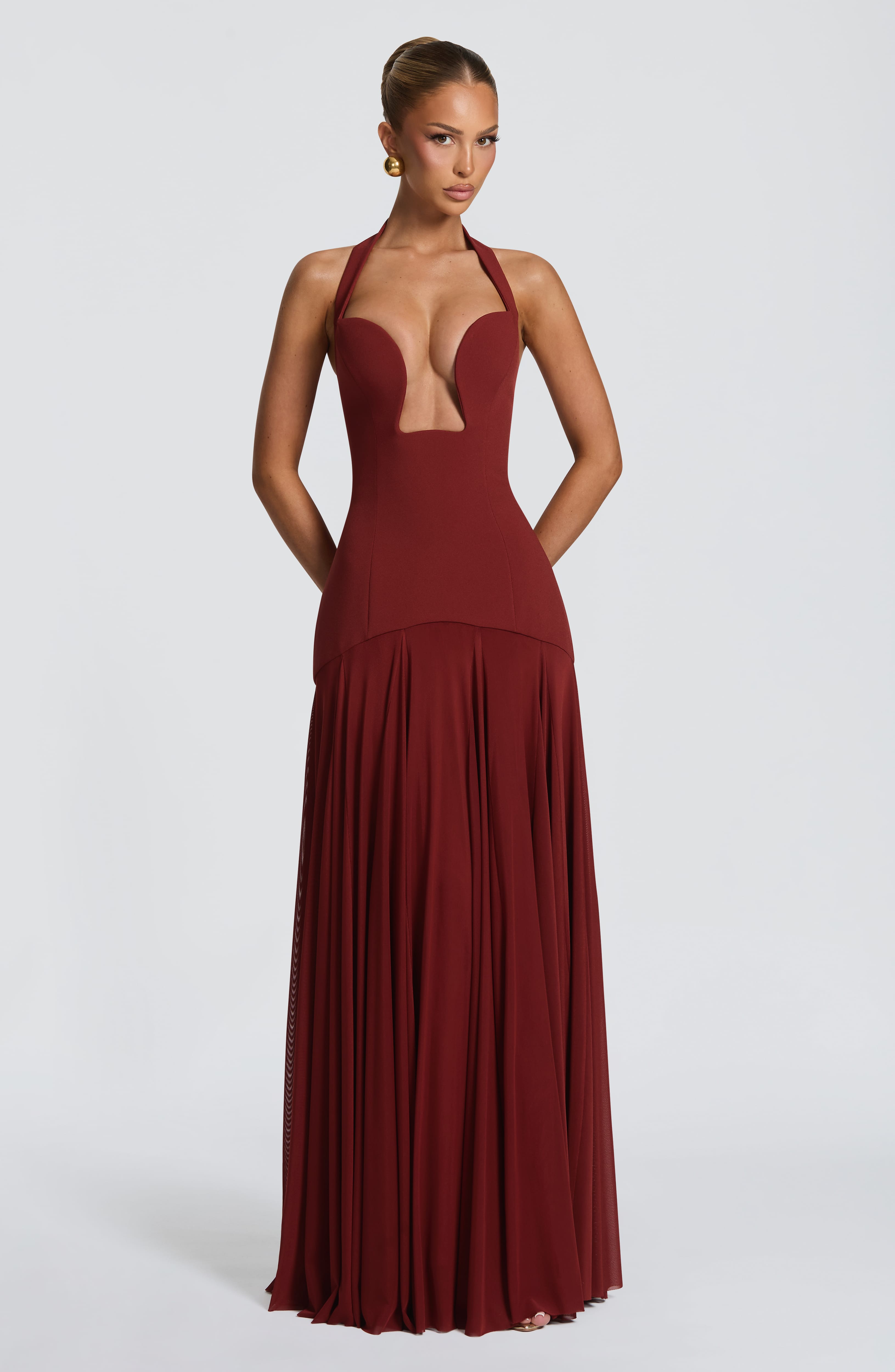 Rosa Maxi Dress - Deep Rust