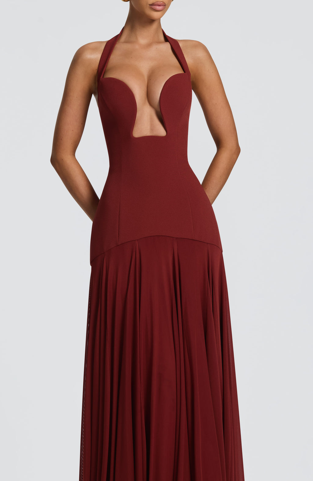 Rosa Maxi Dress - Deep Rust