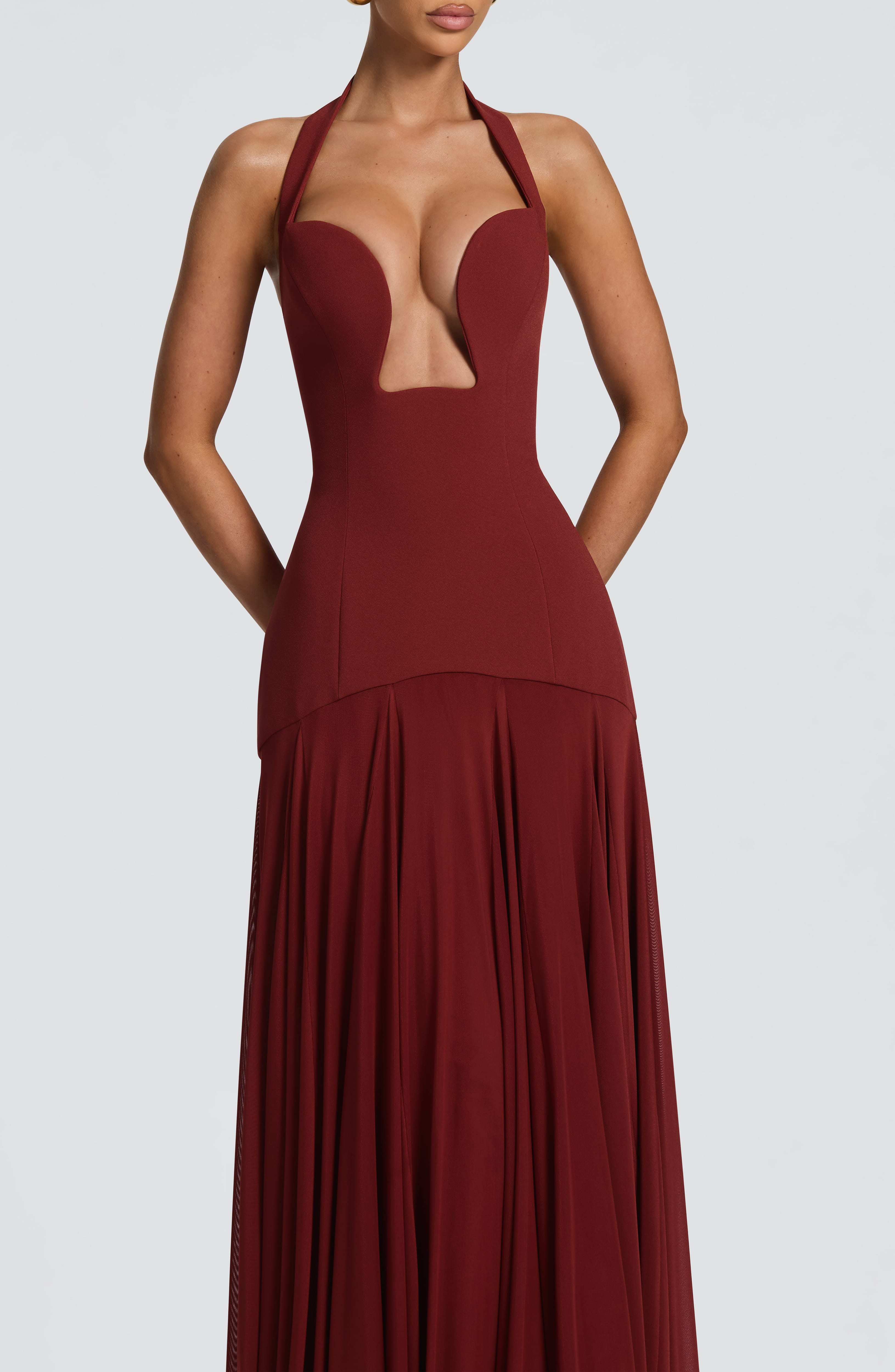 Rosa Maxi Dress - Deep Rust