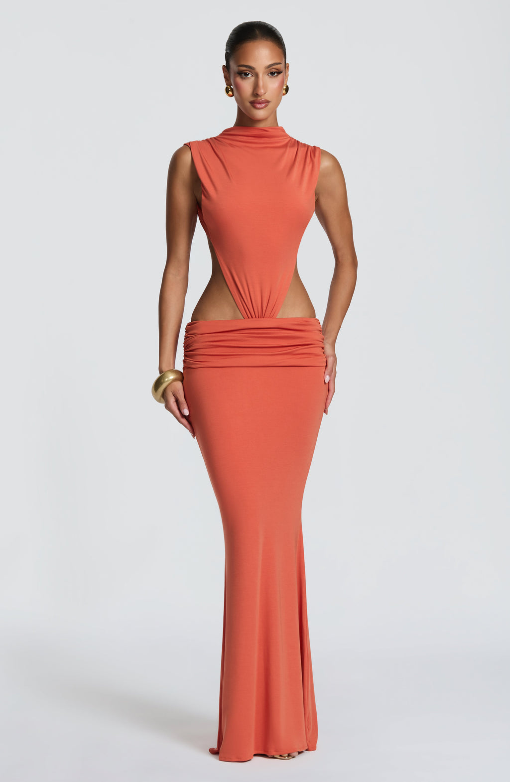 Elsa Maxi Dress - Burnt Orange