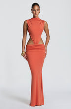 Elsa Maxi Dress - Burnt Orange