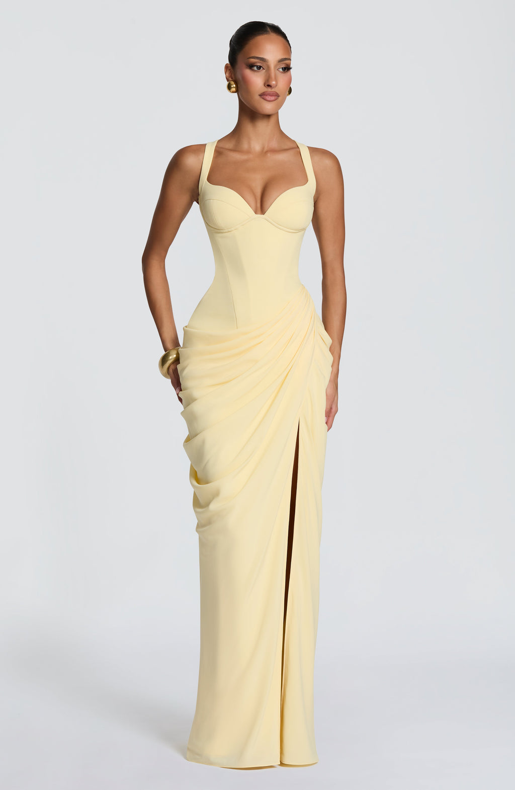 Chloe Maxi Dress - Lemon