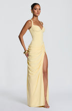 Chloe Maxi Dress - Lemon
