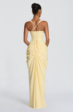 Chloe Maxi Dress - Lemon