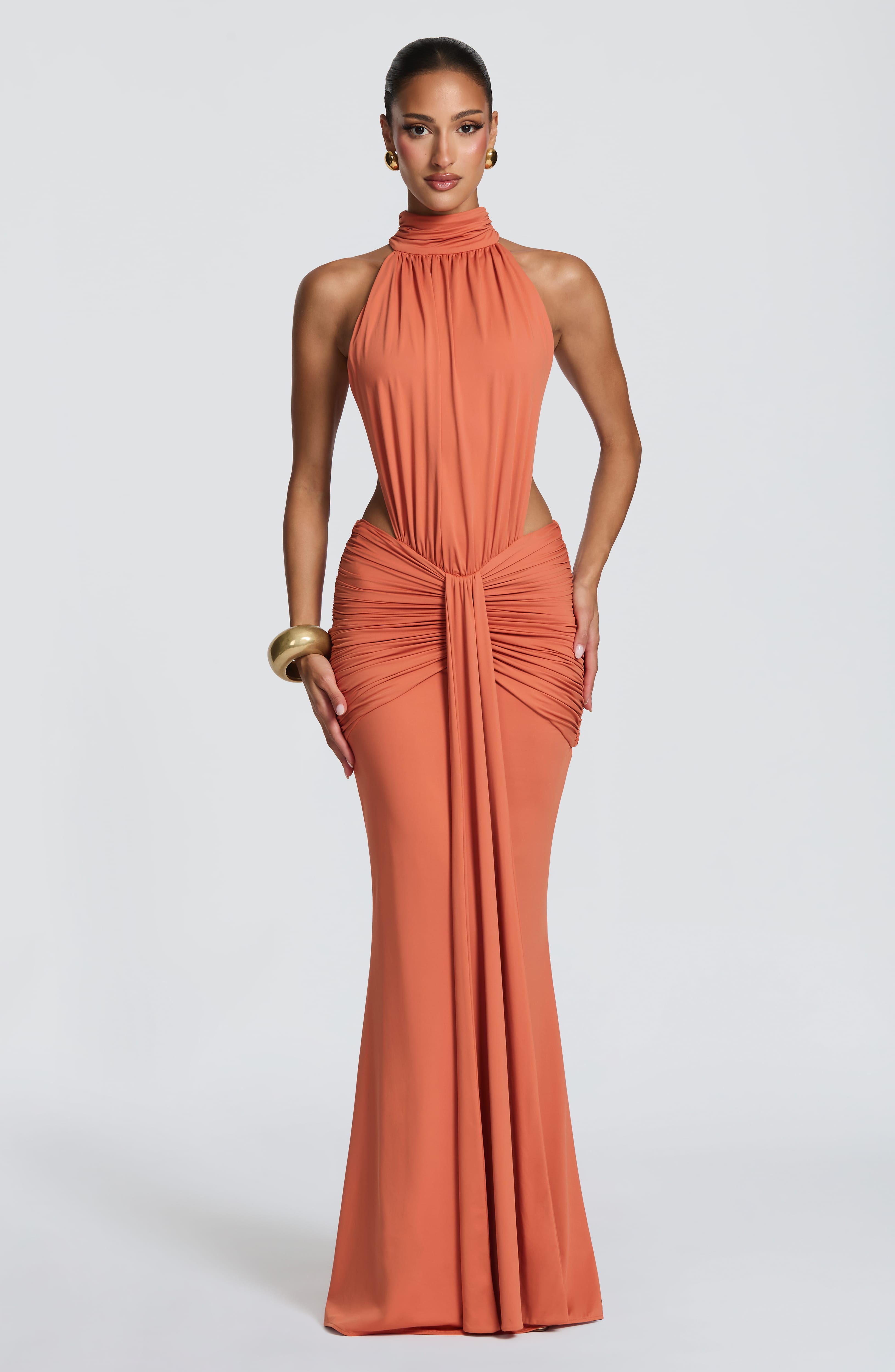 Lily Maxi Dress - Burnt Orange