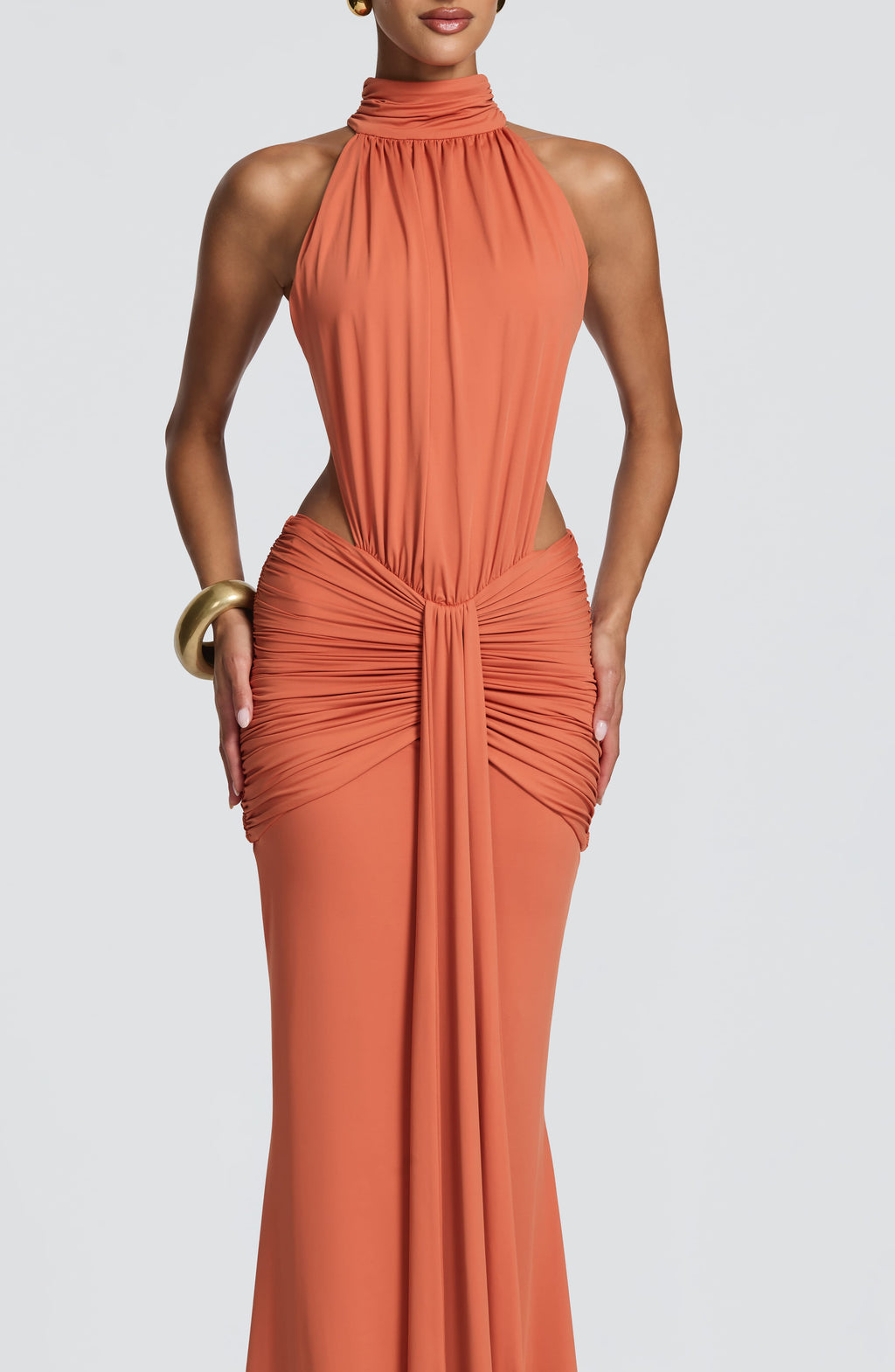 Lily Maxi Dress - Burnt Orange