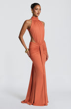 Lily Maxi Dress - Burnt Orange