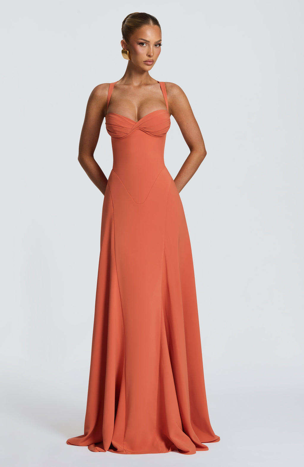 Ellie Maxi Dress - Burnt Orange