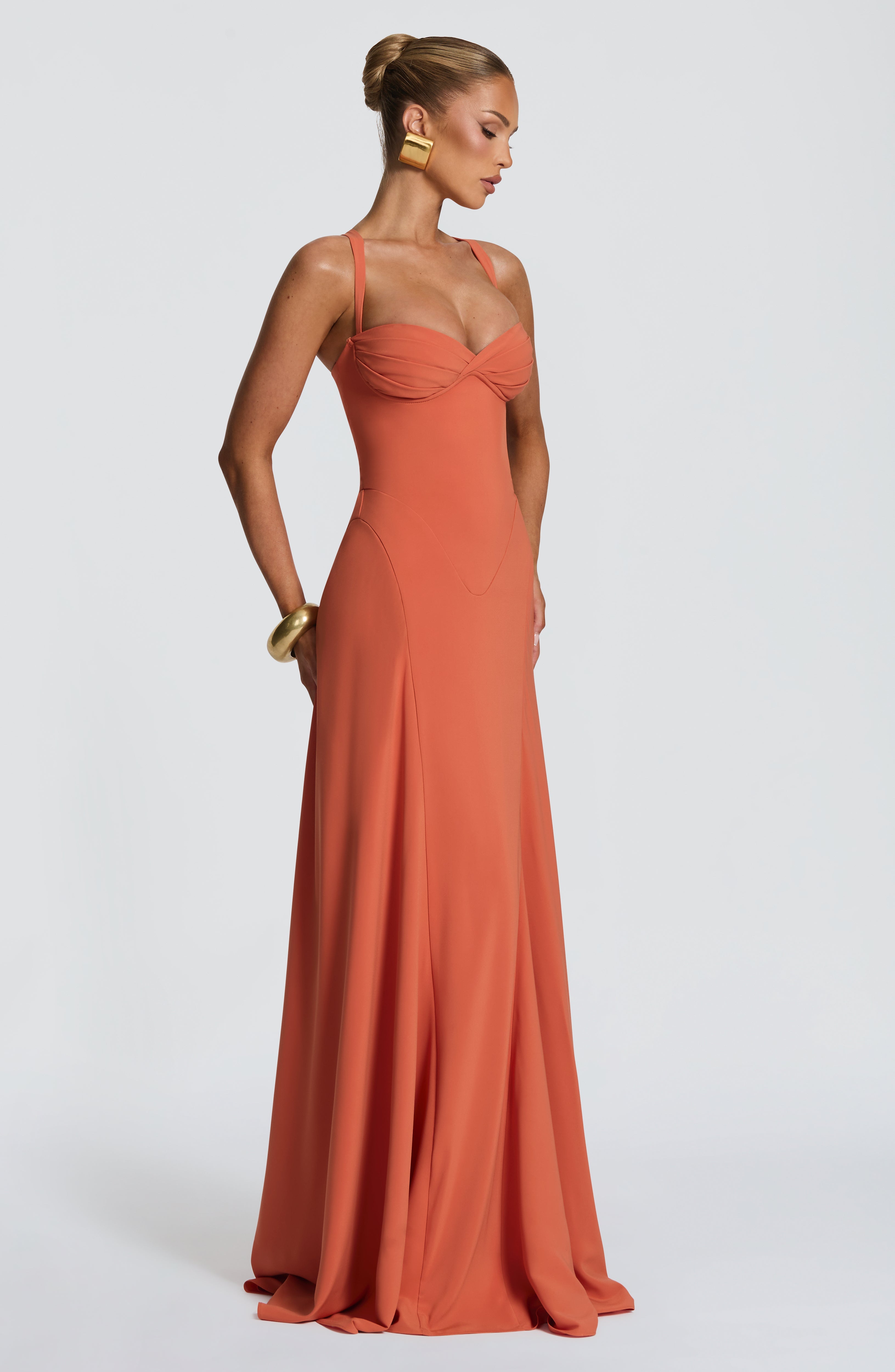 Ellie Maxi Dress - Burnt Orange