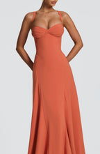 Ellie Maxi Dress - Burnt Orange