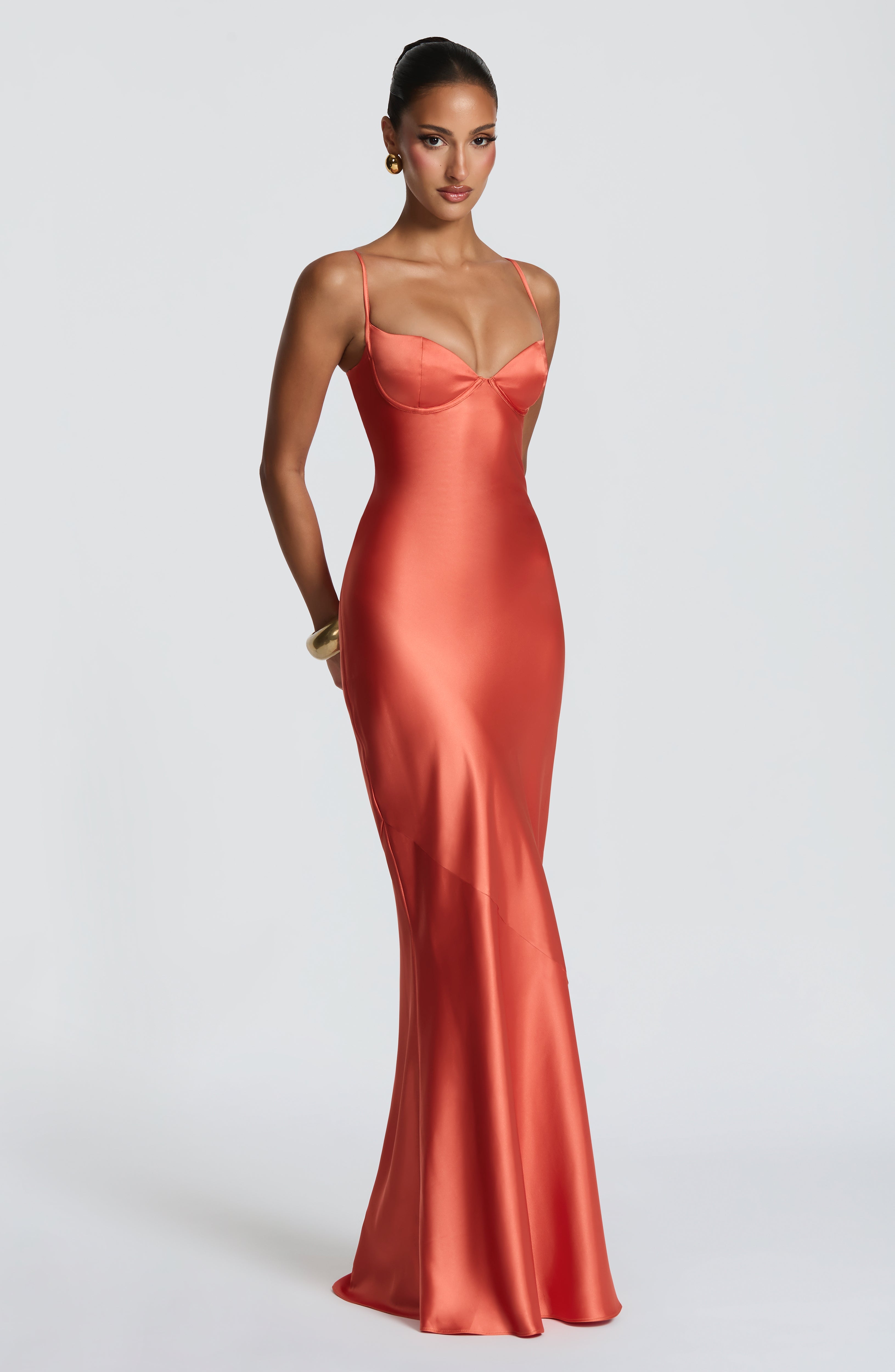 Aimee Maxi Dress - Burnt Orange