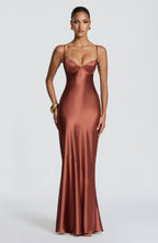Aimee Maxi Dress - Rust