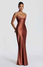 Aimee Maxi Dress - Rust