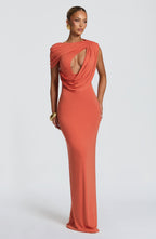 Clara Maxi Dress - Burnt Orange