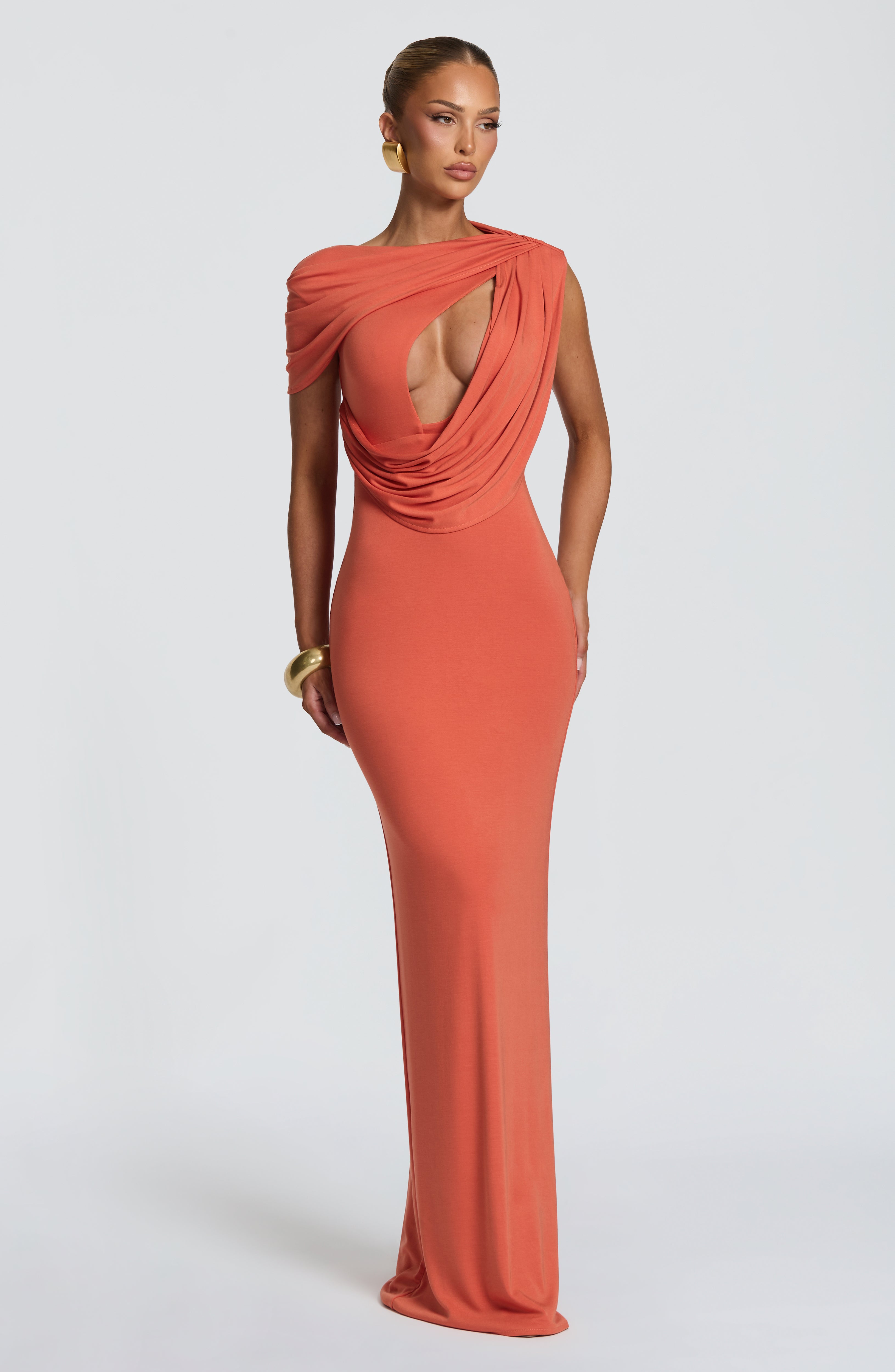 Clara Maxi Dress - Burnt Orange