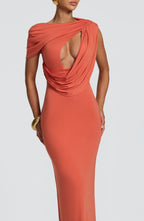 Clara Maxi Dress - Burnt Orange