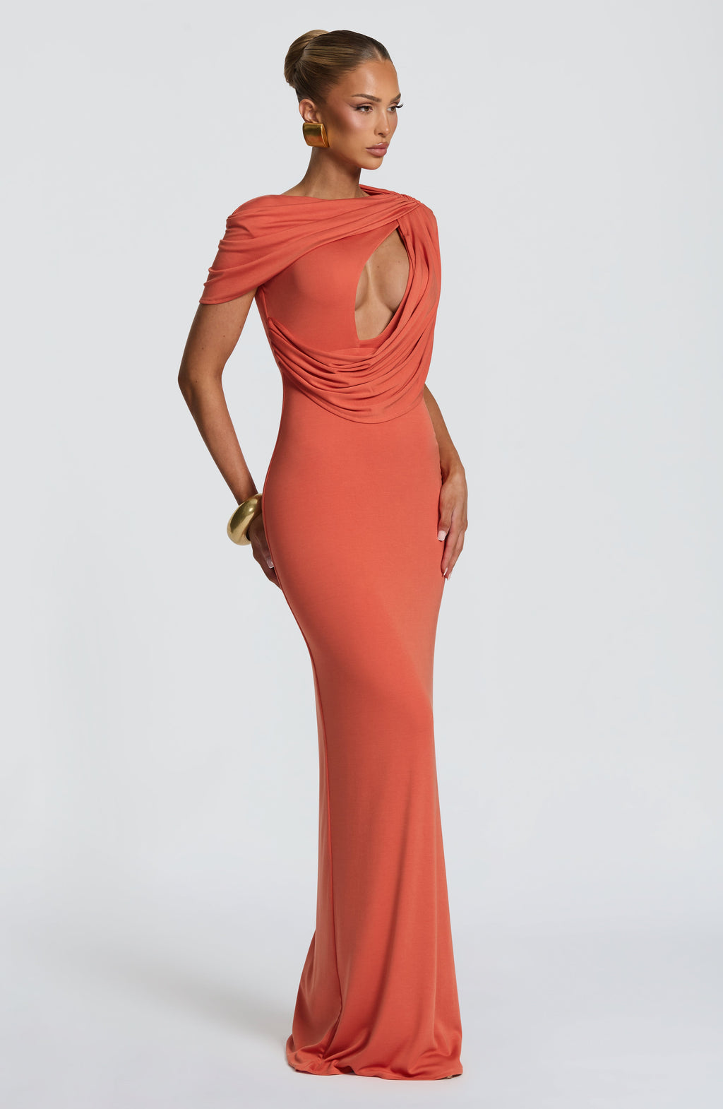 Clara Maxi Dress - Burnt Orange
