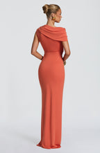 Clara Maxi Dress - Burnt Orange