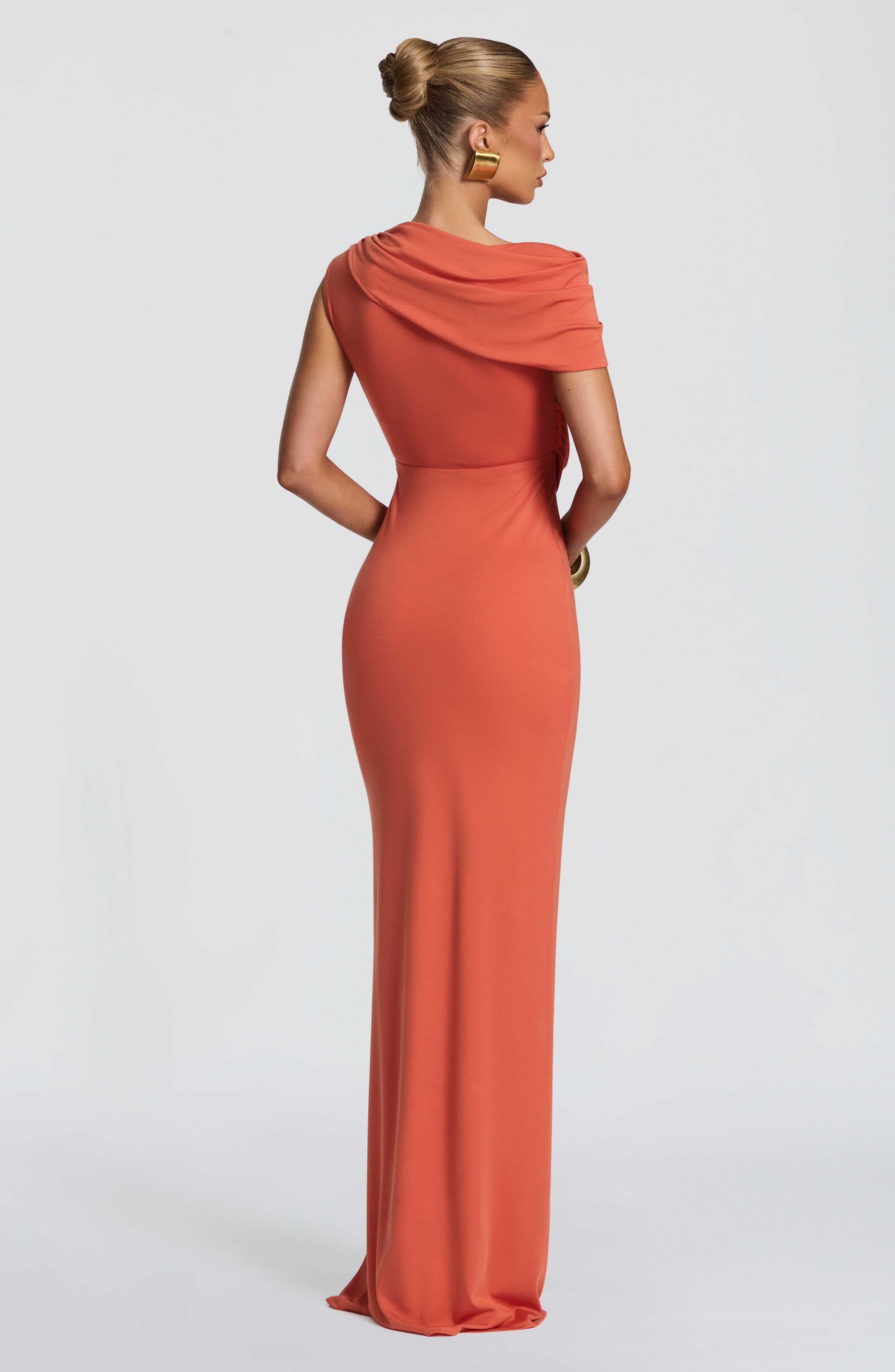Clara Maxi Dress - Burnt Orange