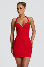 Chloe Mini Dress - Red