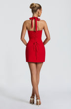 Chloe Mini Dress - Red