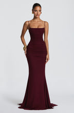 Leonora Gown - Cherry Lacquer