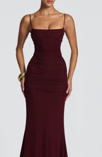 Leonora Gown - Cherry Lacquer