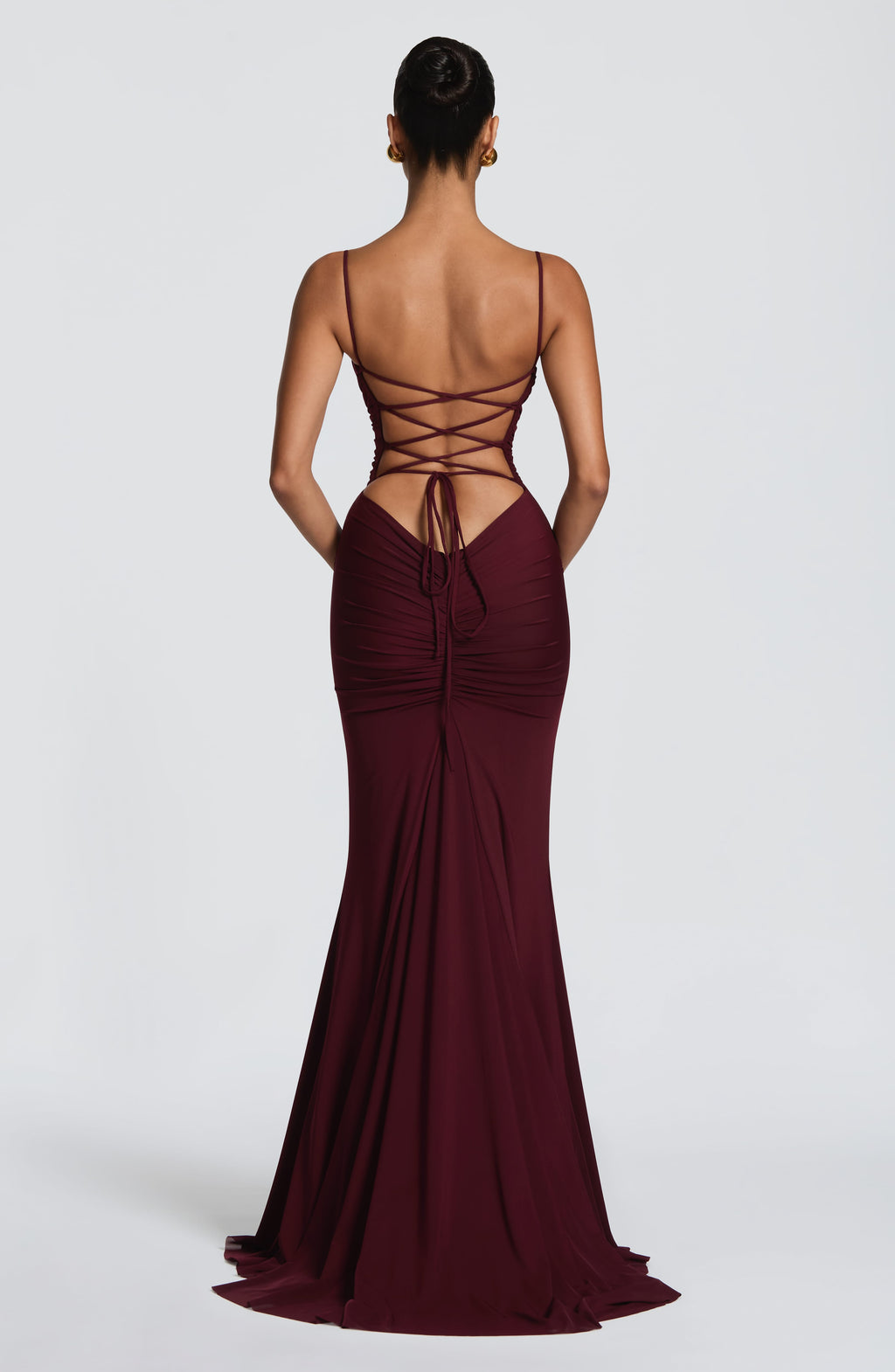 Leonora Gown - Cherry Lacquer