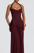 Paige Maxi Dress - Cherry Lacquer