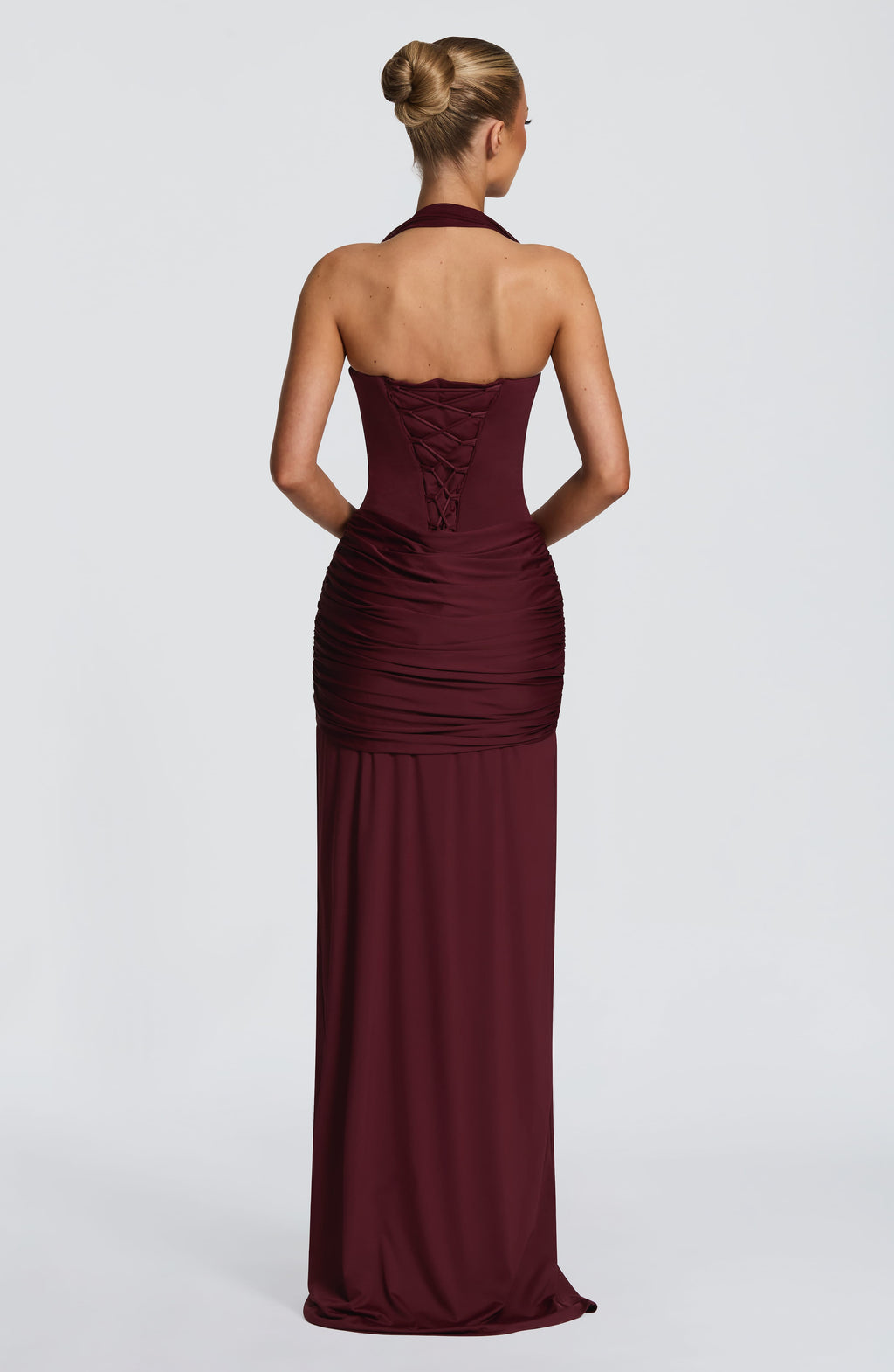 Paige Maxi Dress - Cherry Lacquer