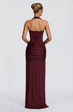 Paige Maxi Dress - Cherry Lacquer