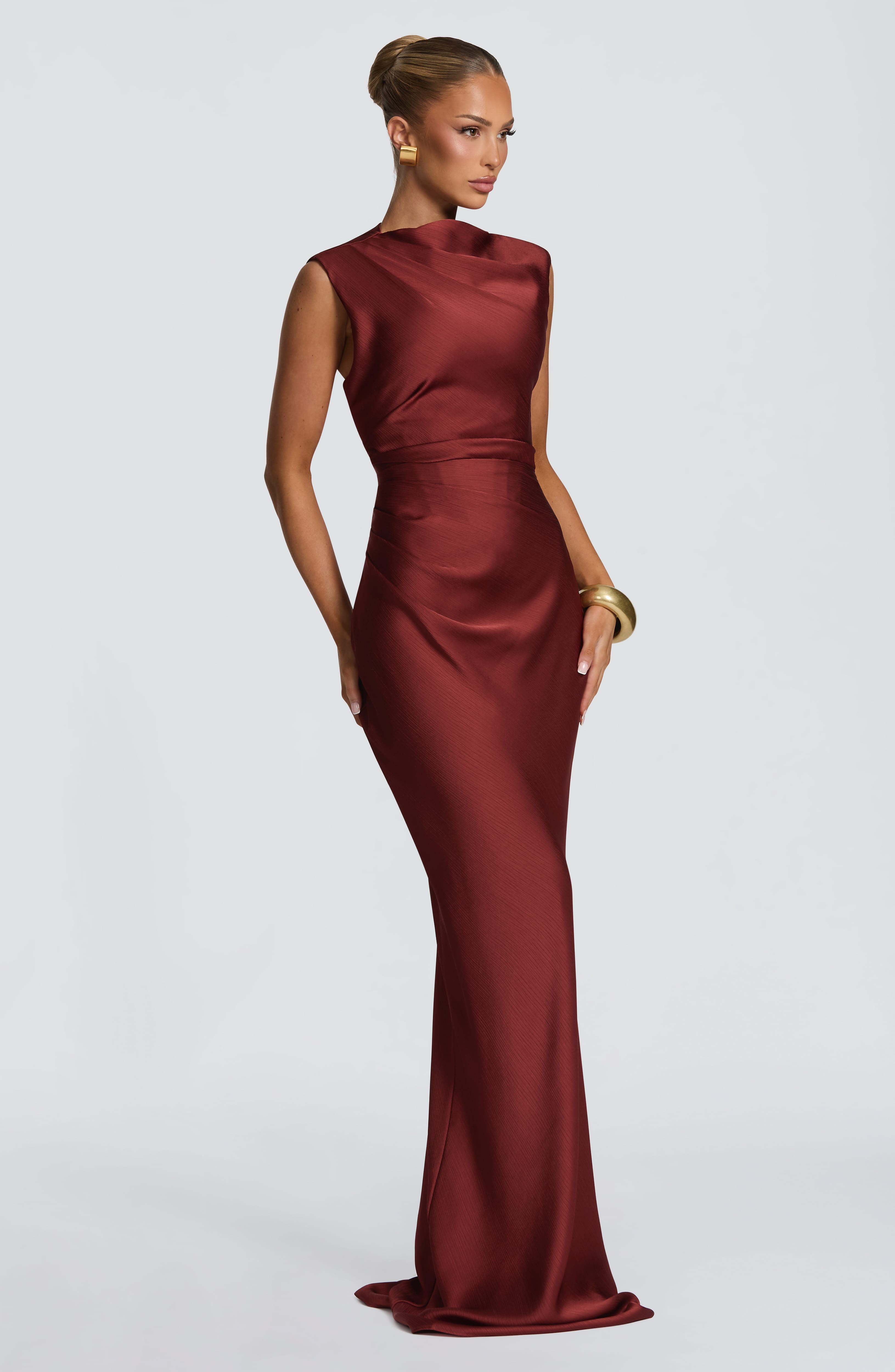 Christy Maxi Dress - Deep Rust