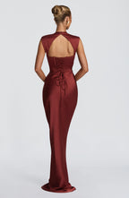 Christy Maxi Dress - Deep Rust