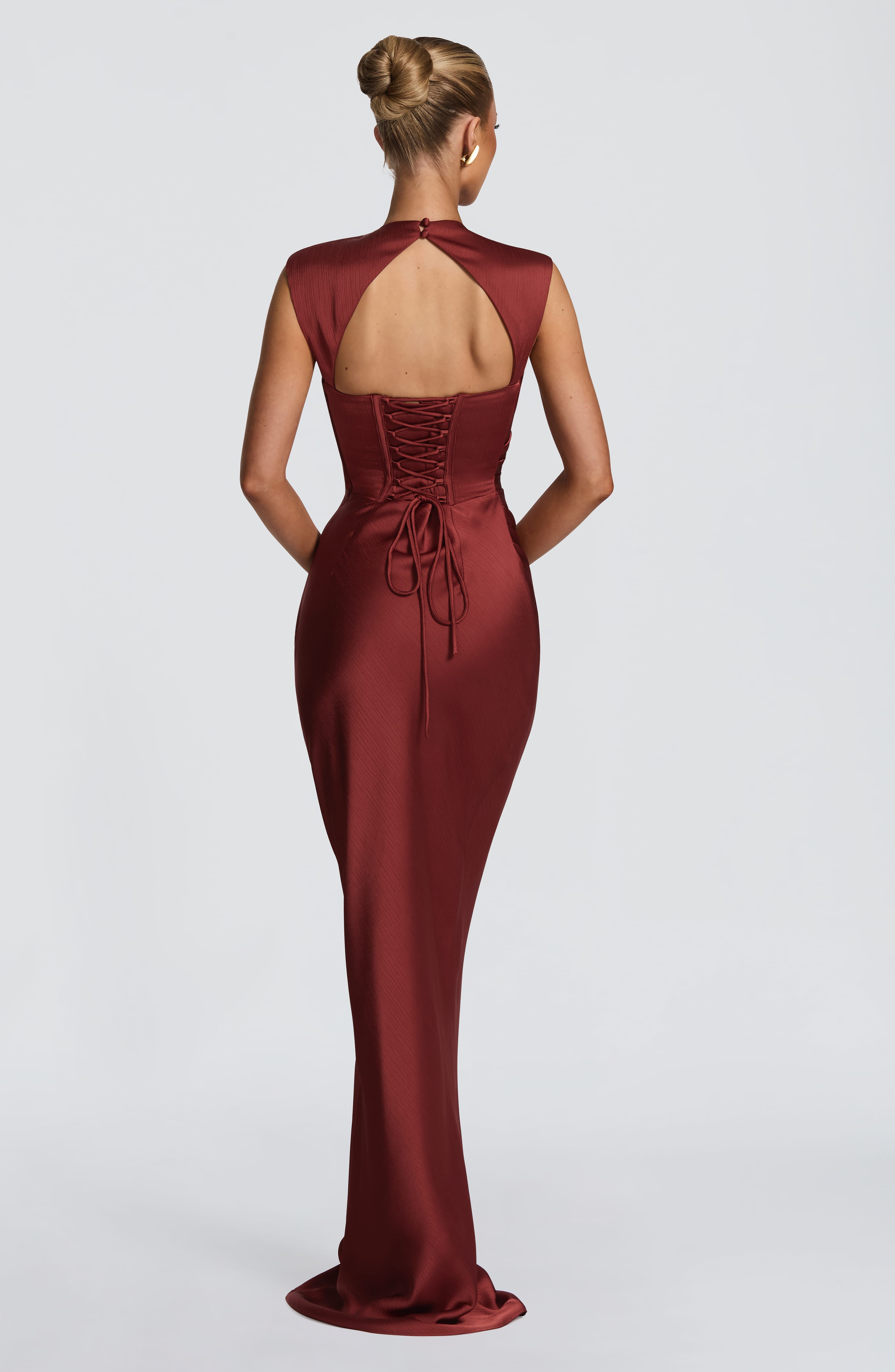 Christy Maxi Dress - Deep Rust