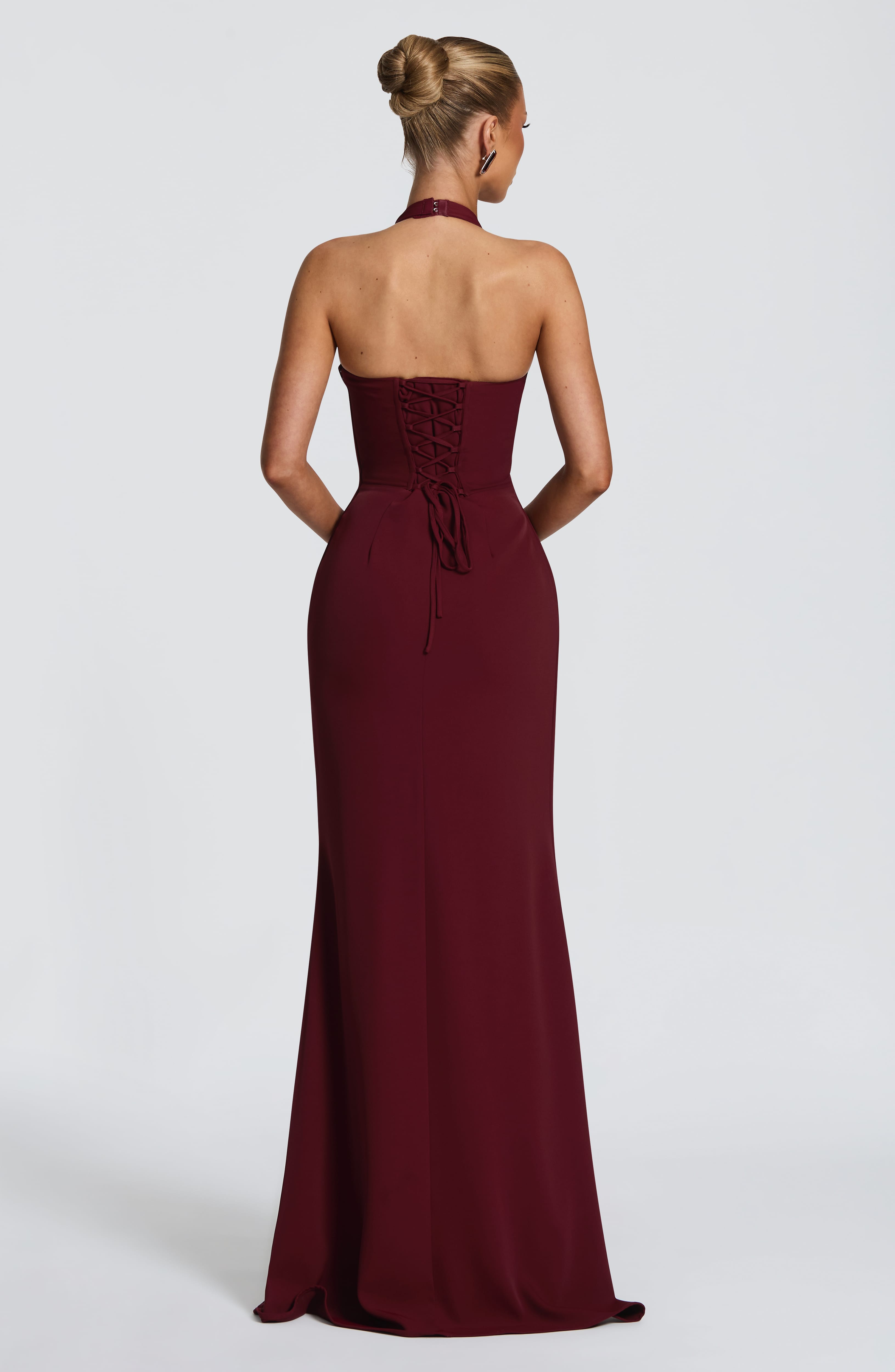 Sarah Maxi Dress - Cherry Lacquer
