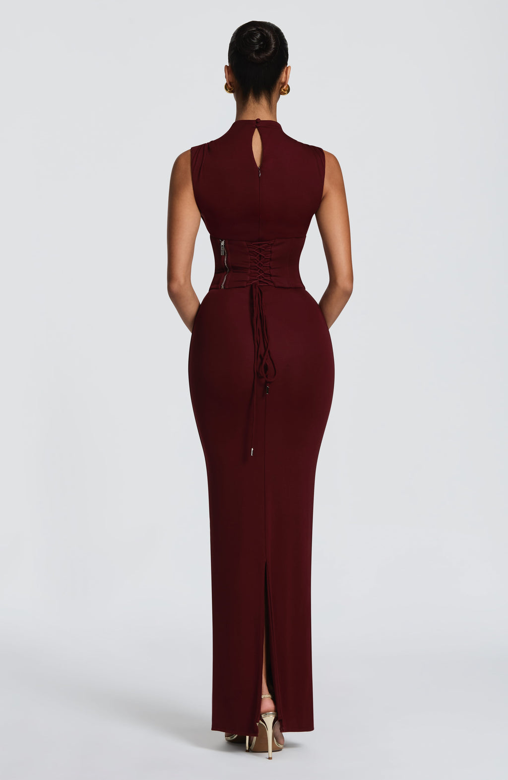 Brooke Maxi Dress - Cherry Lacquer