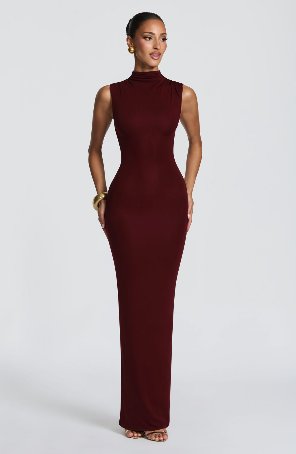 Brooke Maxi Dress - Cherry Lacquer
