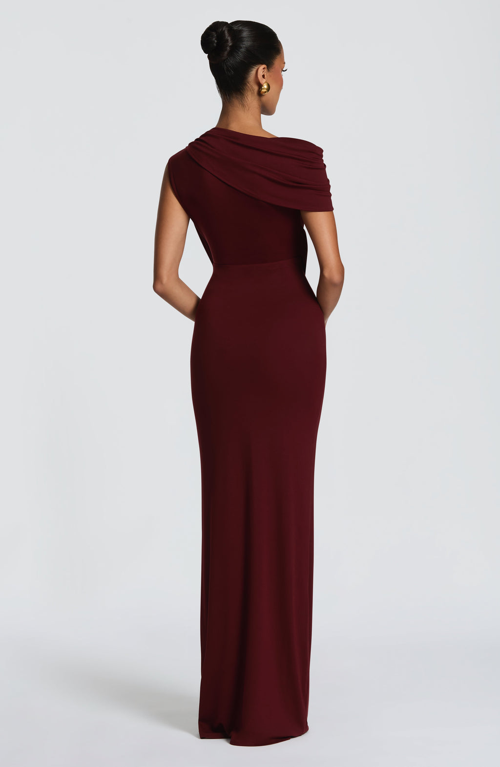 Clara Maxi Dress - Cherry Lacquer