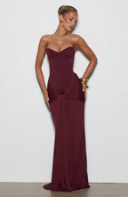 Paige Maxi Dress - Cherry Lacquer