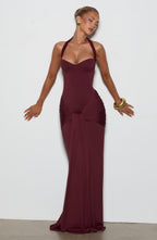 Paige Maxi Dress - Cherry Lacquer